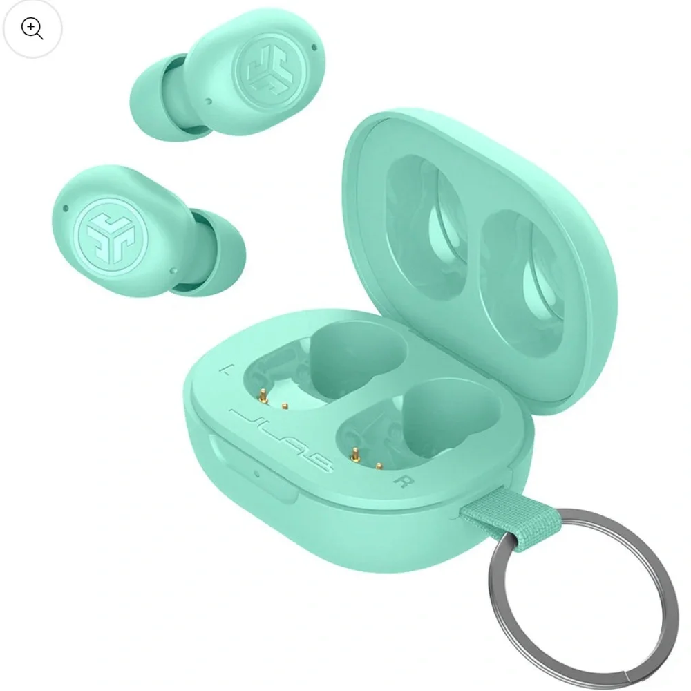 JLab Wireless Earbuds in Teal Mint